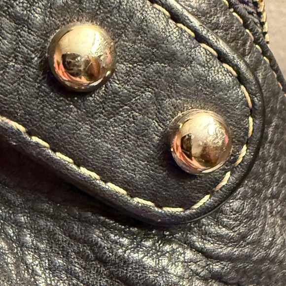 Etienne Aigner Black Leather Sholder Bag - Picture 8 of 10